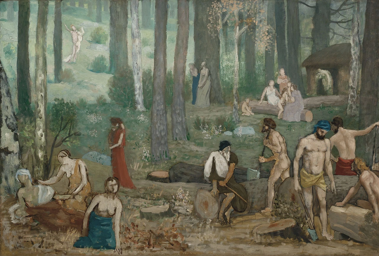 Pierre Puvis de Chavannes - I taglialegna, San Antonio Museum of Art